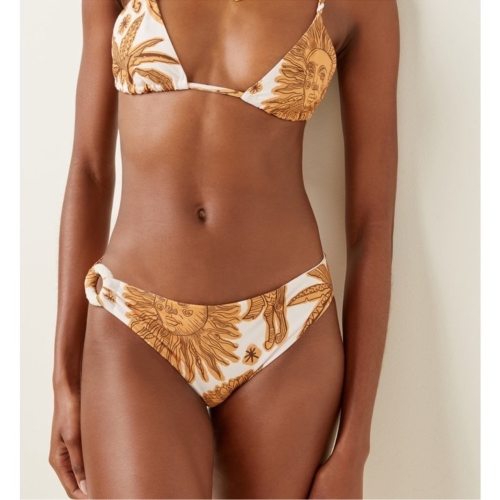 Johanna Ortiz Macondo Printed Bikini bottom, XS